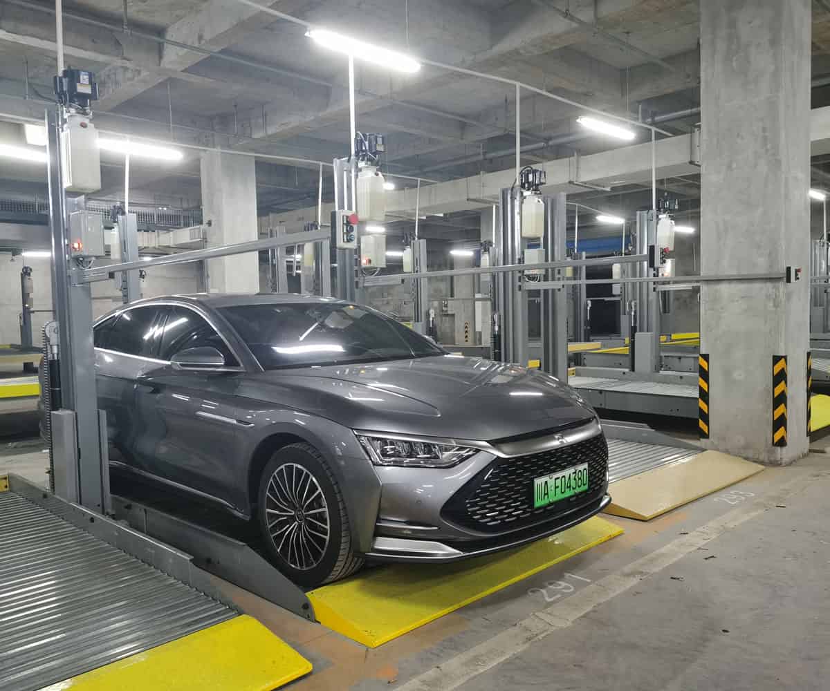 PJS兩柱簡易升降機械式停車設備